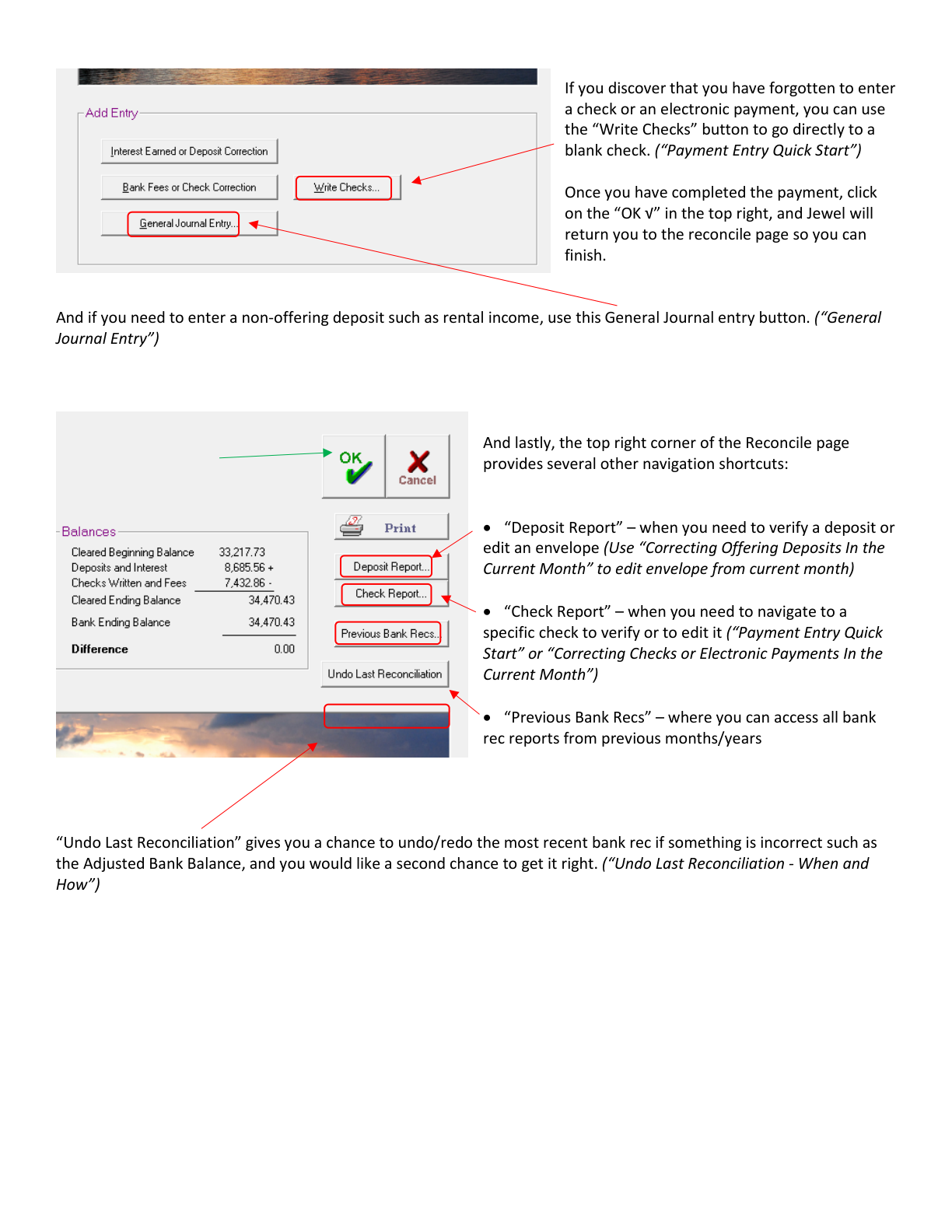 Tour of the Reconcile features in Jewel - page 4