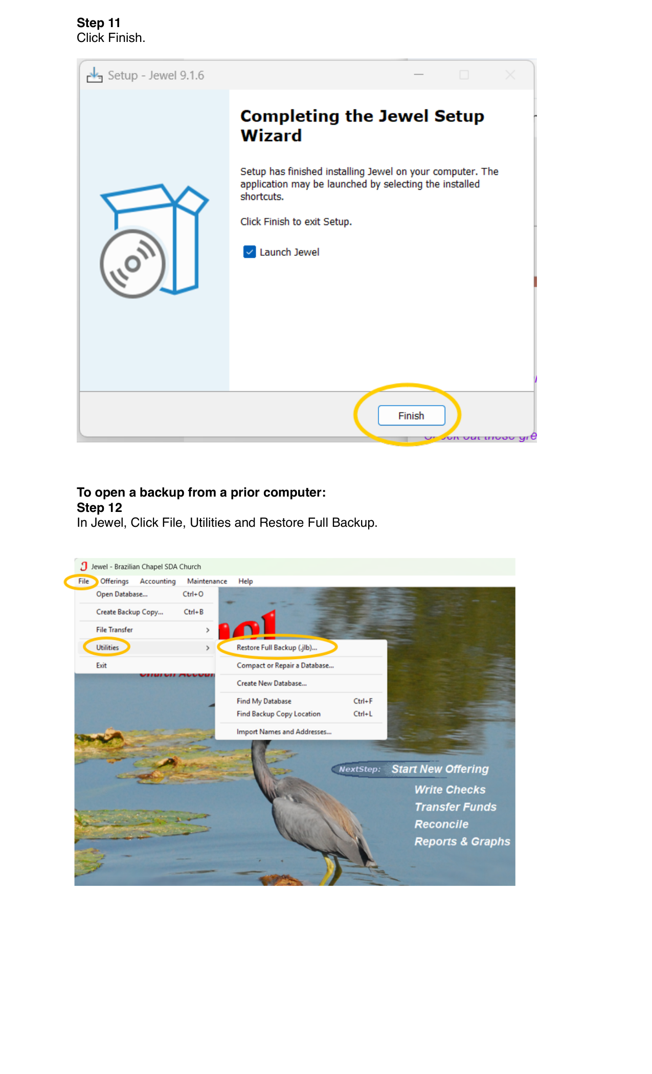 Step-by-step install file download instructions, page 5 of 6