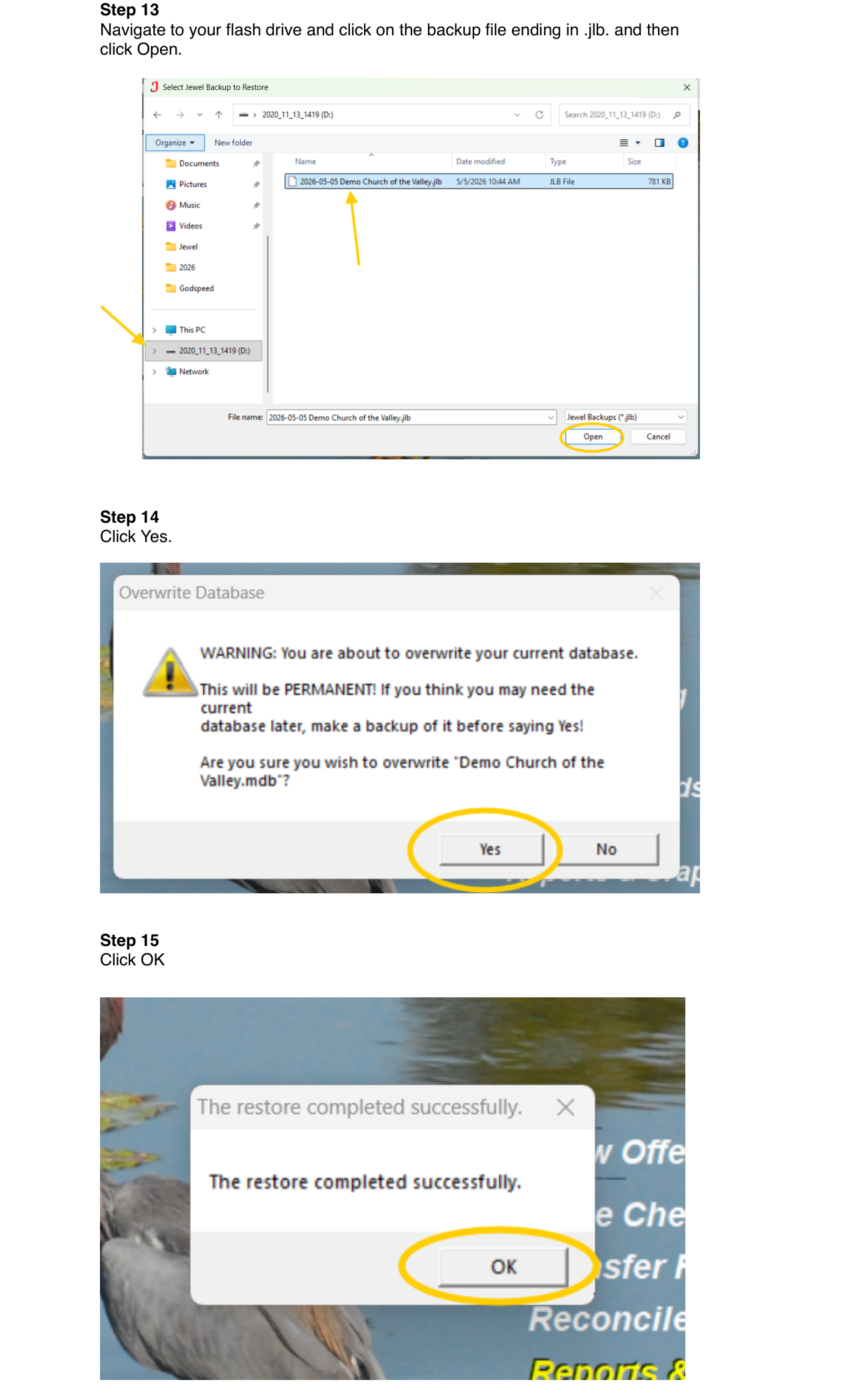 Step-by-step install file download instructions, page 6 of 6